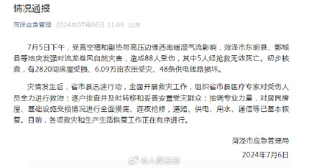 山东龙卷风已致5死83伤