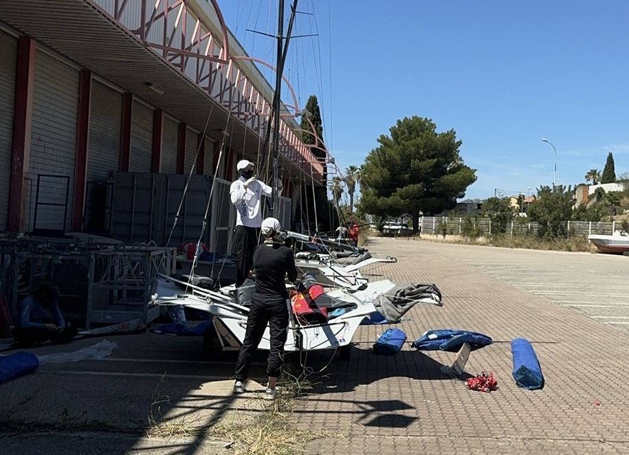 巴黎奥运会|中国帆船帆板队在马赛稳步推进赛前训练