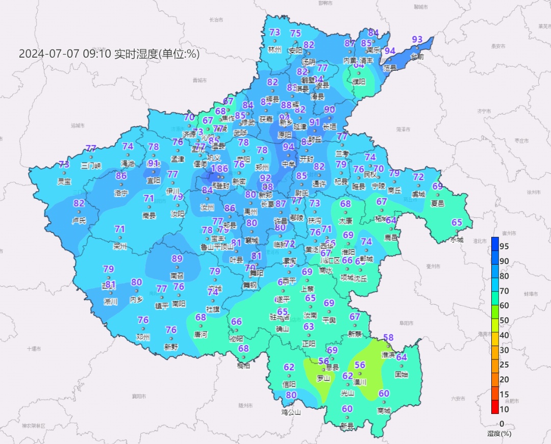 河南发布暴雨蓝色预警，局部雷暴大风可达11级以上！