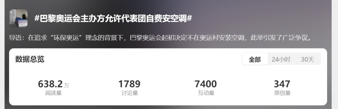 巴黎奥运会或遇40℃高温!各队自费购空调超2500台?中国队也出手了! 巴黎奥运会或遇40℃高温!各队自费购空调超2500台?中国队也出手了!