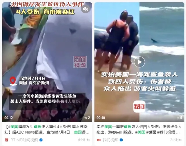 惠州双月湾有鲨鱼出没咬人？当地辟谣