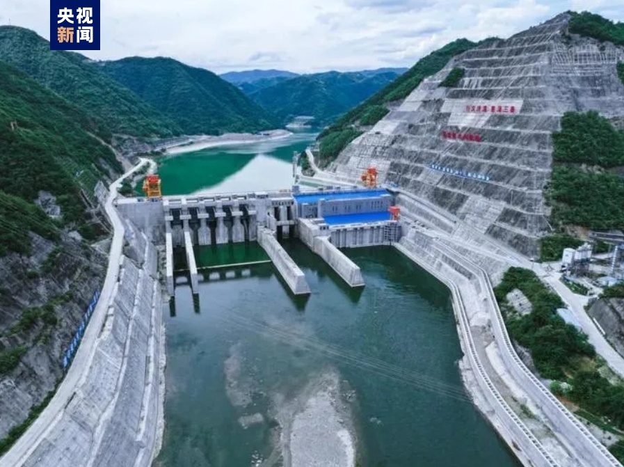 引汉济渭黄金峡水利枢纽工程全容量并网发电 引汉济渭黄金峡水利枢纽工程全容量并网发电