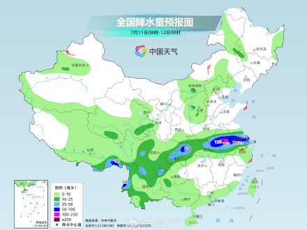 四川盆地至淮河流域需警惕暴雨致灾 江西福建等地高温持续发力