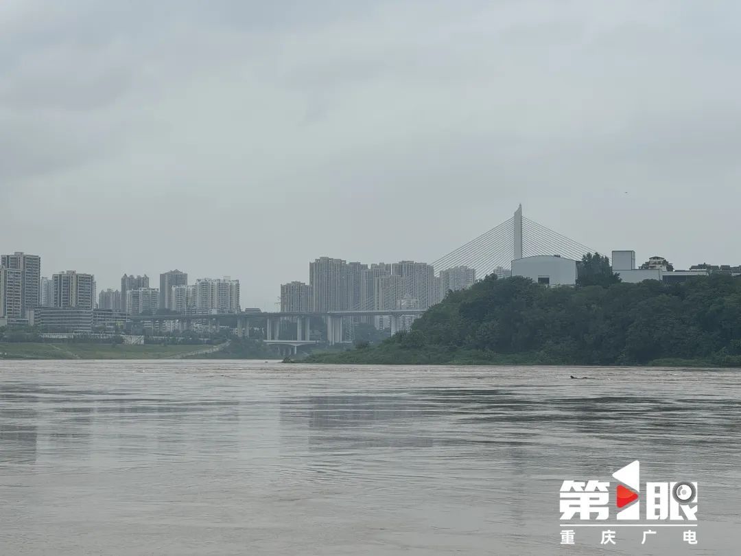 今年嘉陵江首轮洪峰已抵达重庆中心城区