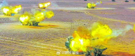 掠影！直击陆军某旅火力分队实弹射击训练