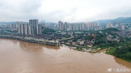 嘉陵江磁器口段明日将出现入汛以来最高水位