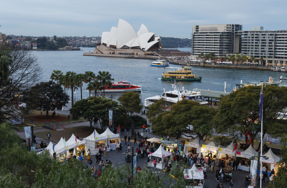 在悉尼海港感受法国风情