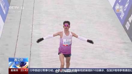 中国快递小哥跑进奥运赛场