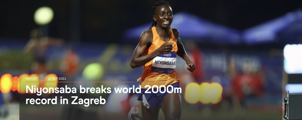 豪尔大幅提高女子2000米世界纪录 豪尔大幅提高女子2000米世界纪录