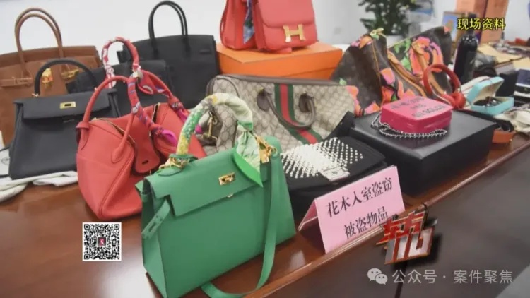 上海一别墅绿化带惊现爱马仕等名牌包！养护工捡走5个随手放宿舍