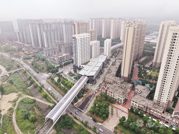 西安首个!“穿楼而过”的地铁站封顶! 西安首个!“穿楼而过”的地铁站封顶!