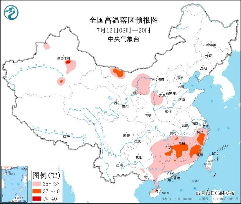 明日起雨带北抬 山东河南河北等地降水将增多 南方大部持续高温