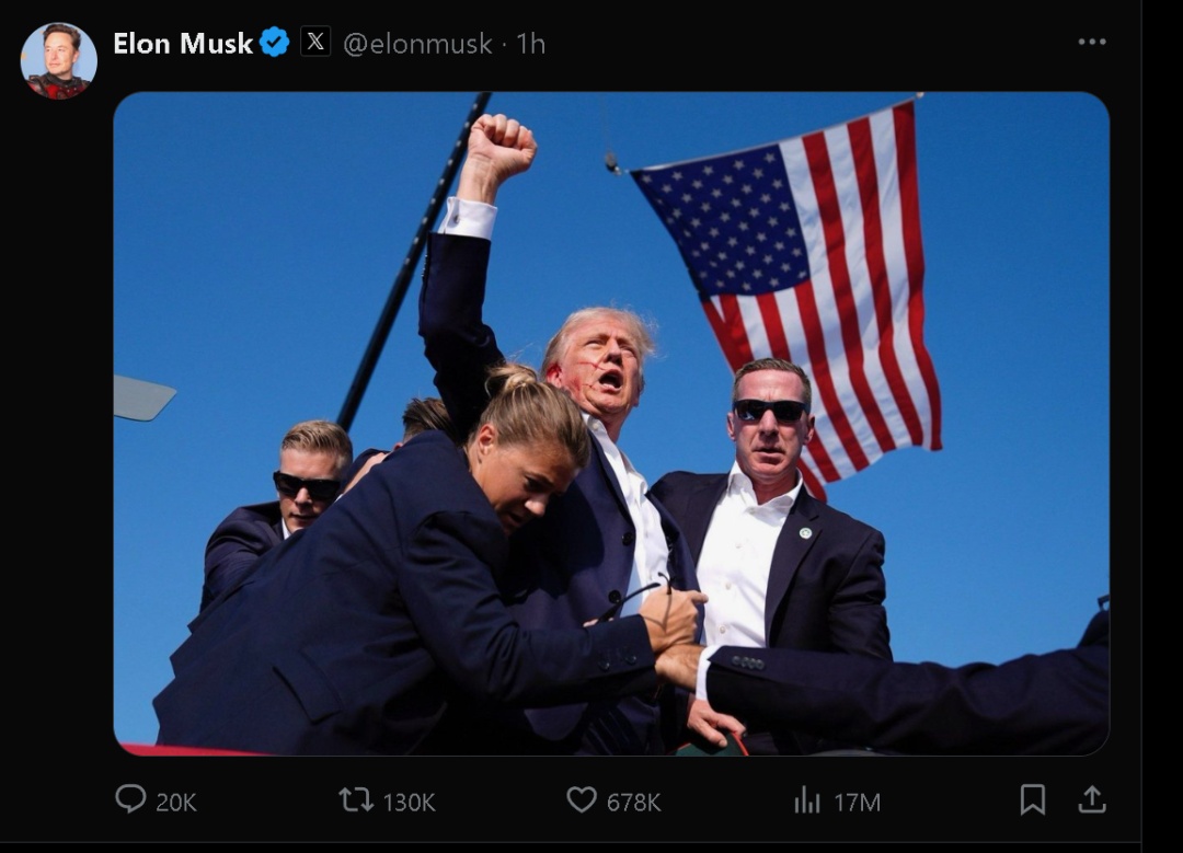 特朗普遭暗杀未遂!拜登、奥巴马、马斯克发声 特朗普遭暗杀未遂!拜登、奥巴马、马斯克发声