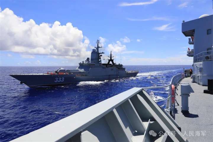 大图来了！中俄海军开展第4次海上联合巡航