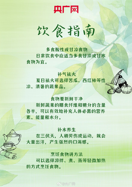 今日入伏！收下这份三伏天避暑养生指南