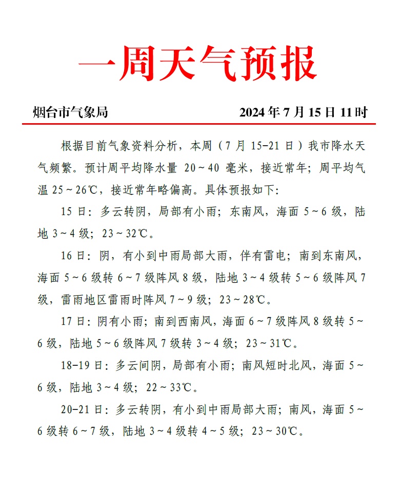 今晚起，山东极端降水“返场”！烟台局部大雨+雷电+9级风