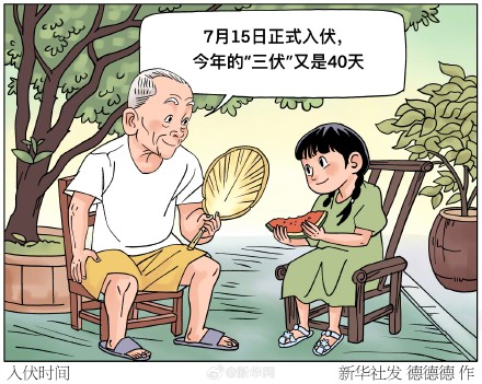 连续10年的三伏都是40天 连续10年的三伏都是40天