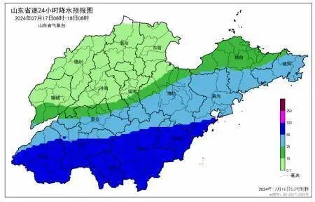 菏泽已降中雨！鲁南和南部沿海今天有大雨局部暴雨或大暴雨，接下来天气→