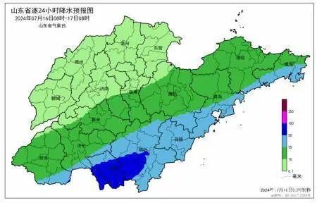菏泽已降中雨！鲁南和南部沿海今天有大雨局部暴雨或大暴雨，接下来天气→