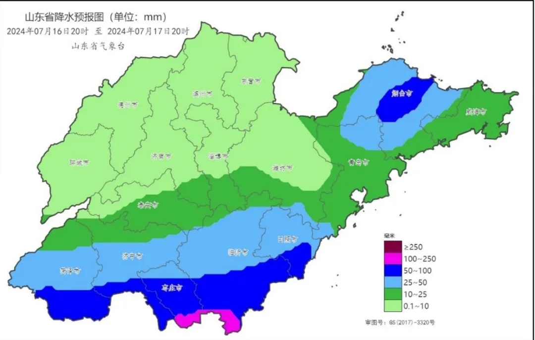 山东双预警齐发！强降雨+10级大风，2市需防范