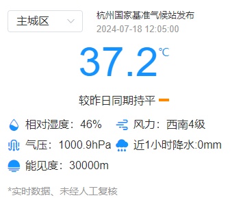冲击40℃!杭州连续6天,日夜连轴热!降温要等到... 冲击40℃!杭州连续6天,日夜连轴热!降温要等到...