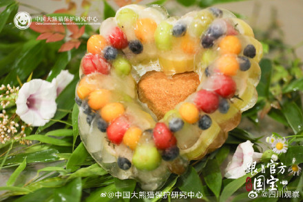 这是什么神仙熊生 熊猫生日季水果冰看馋了