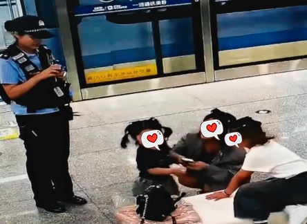 列车要开了!海宁一男孩在车厢外急得跺脚大哭…… 列车要开了!海宁一男孩在车厢外急得跺脚大哭……