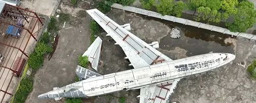 上海市区藏了一架波音747？不顾危险打卡者不少……