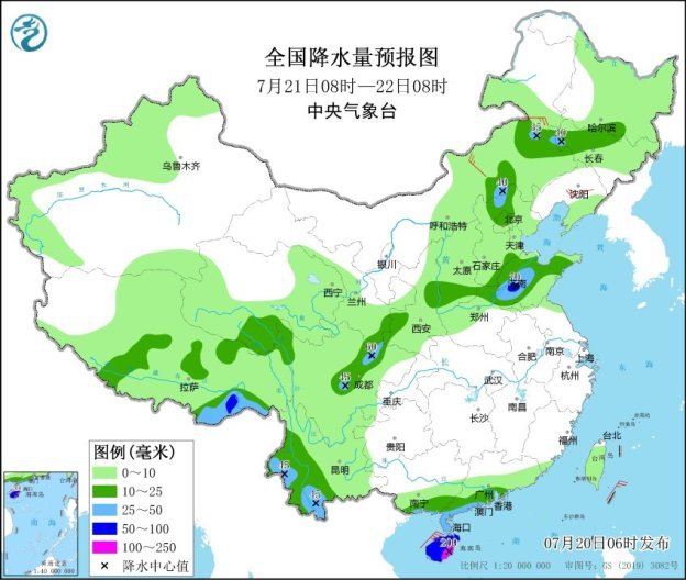 明天起我国主雨带将北移 华北、东北等地降雨逐渐增多