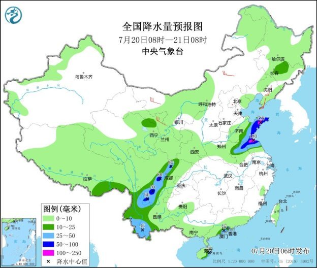 明天起我国主雨带将北移 华北、东北等地降雨逐渐增多