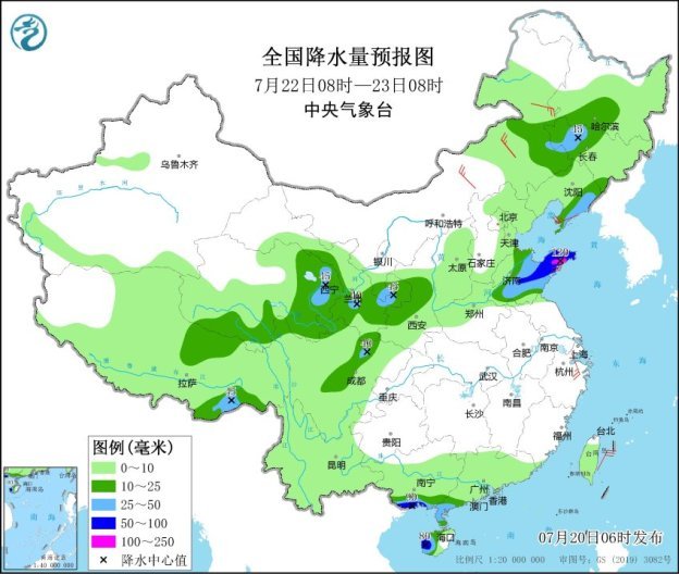 明天起我国主雨带将北移 华北、东北等地降雨逐渐增多