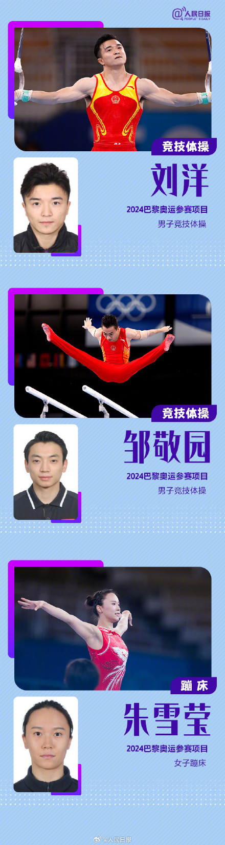 再出征!中国代表团42名奥运冠军全名单 再出征!中国代表团42名奥运冠军全名单