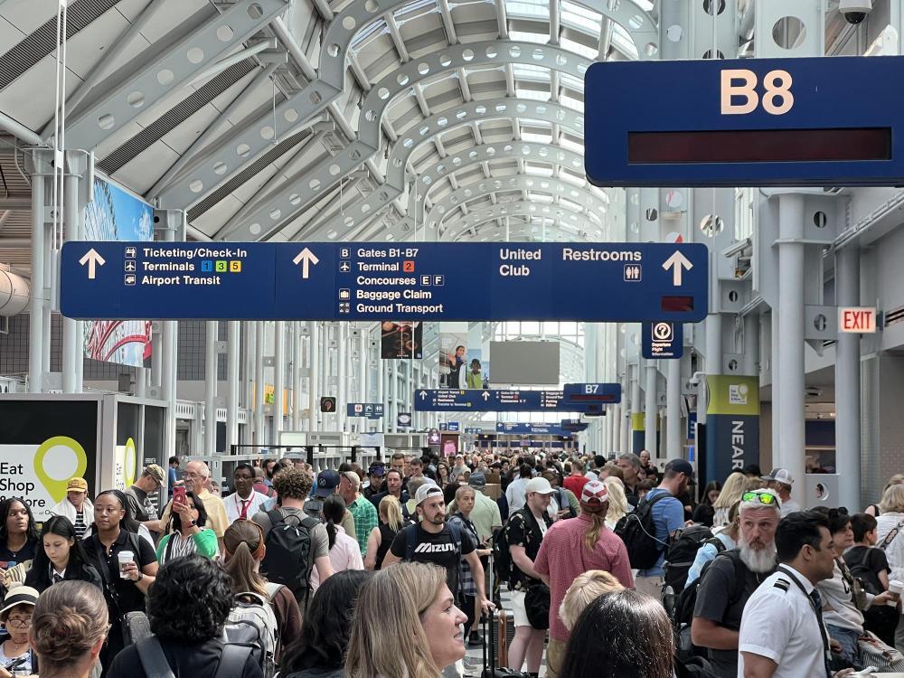 微软宕机余波未平 美国仍有大量航班飞不了 微软宕机余波未平 美国仍有大量航班飞不了