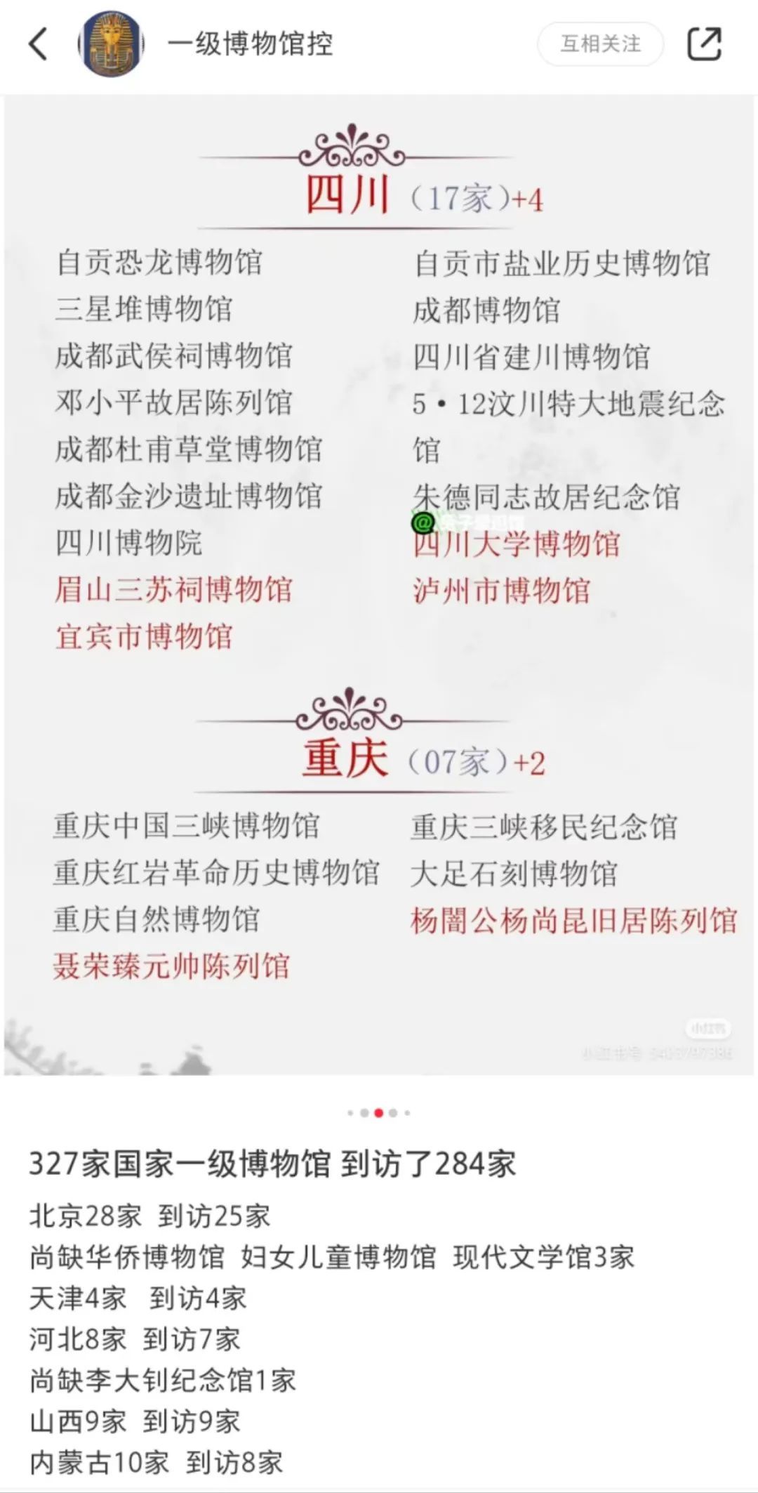 上海一男子打卡超1300家博物馆，国内一级博物馆已“拿下”284家
