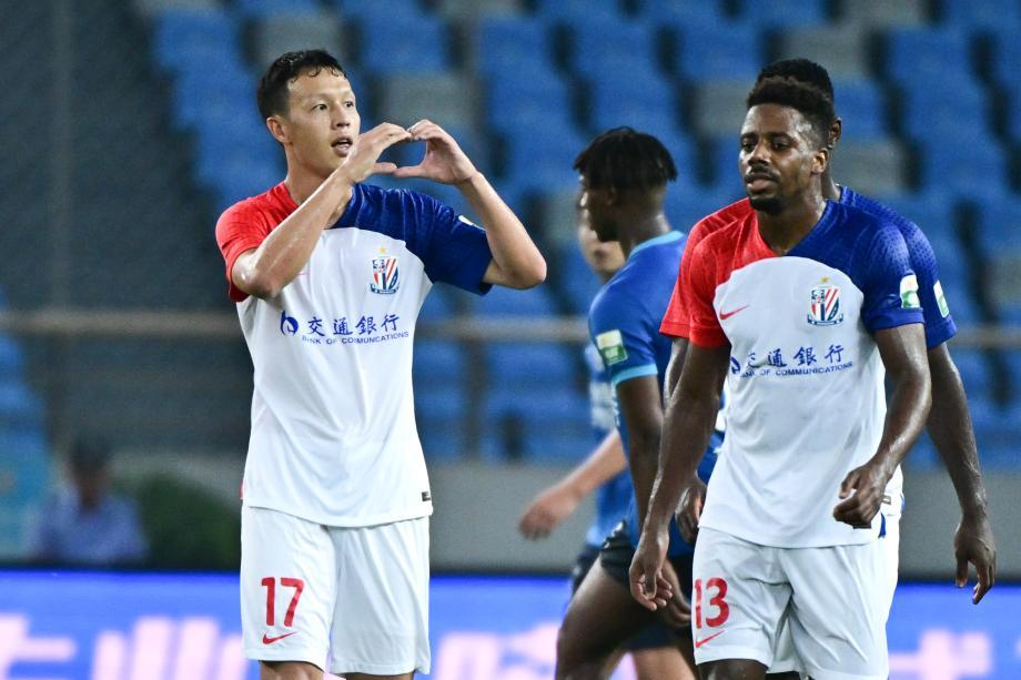 高天意双响吴曦马莱莱破门 上海申花5-0沧州雄狮