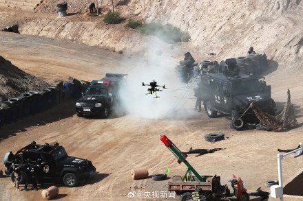 反恐协作2024演习在新疆举行