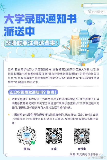 收到录取通知书先发个朋友圈？“等等，别急！”