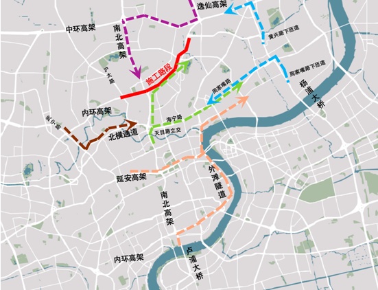 上海这里即将封闭！主要影响市中心这两个区，多路段交通将调整
