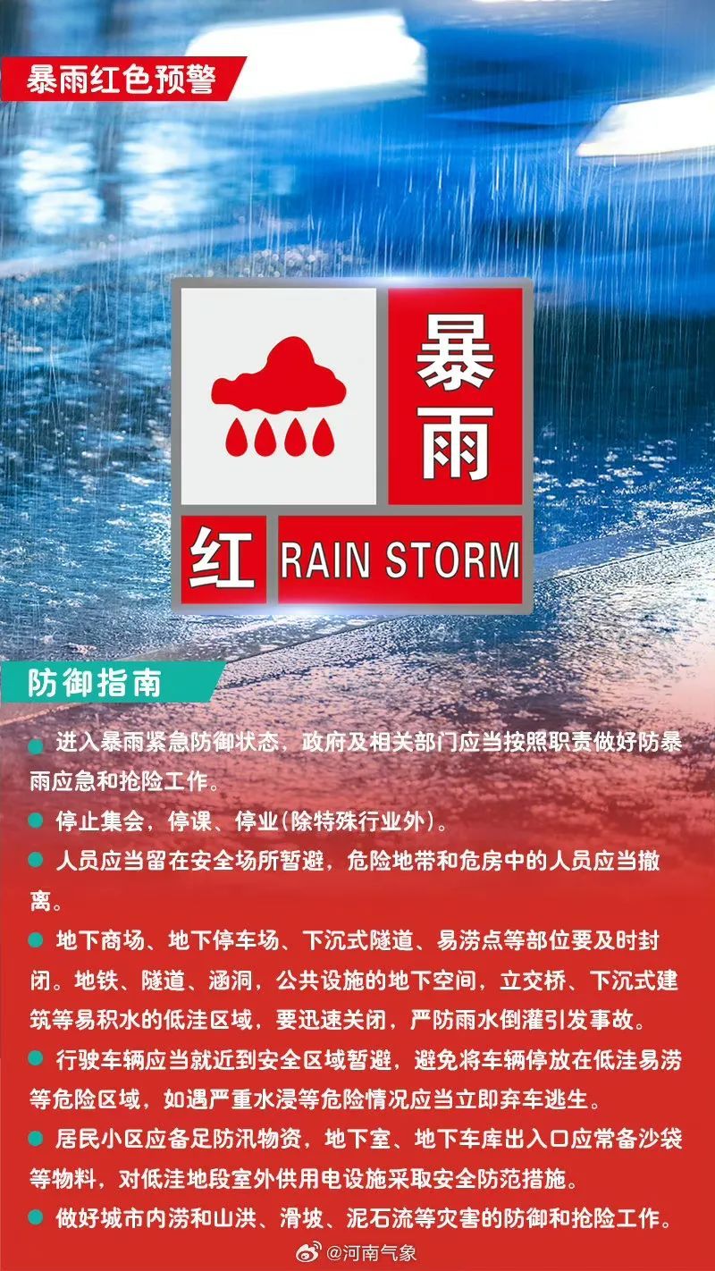 尽快回家！今晚河南多地将有短时强降水+雷暴大风！