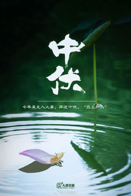 双中伏来了,注意防暑降温 双中伏来了,注意防暑降温