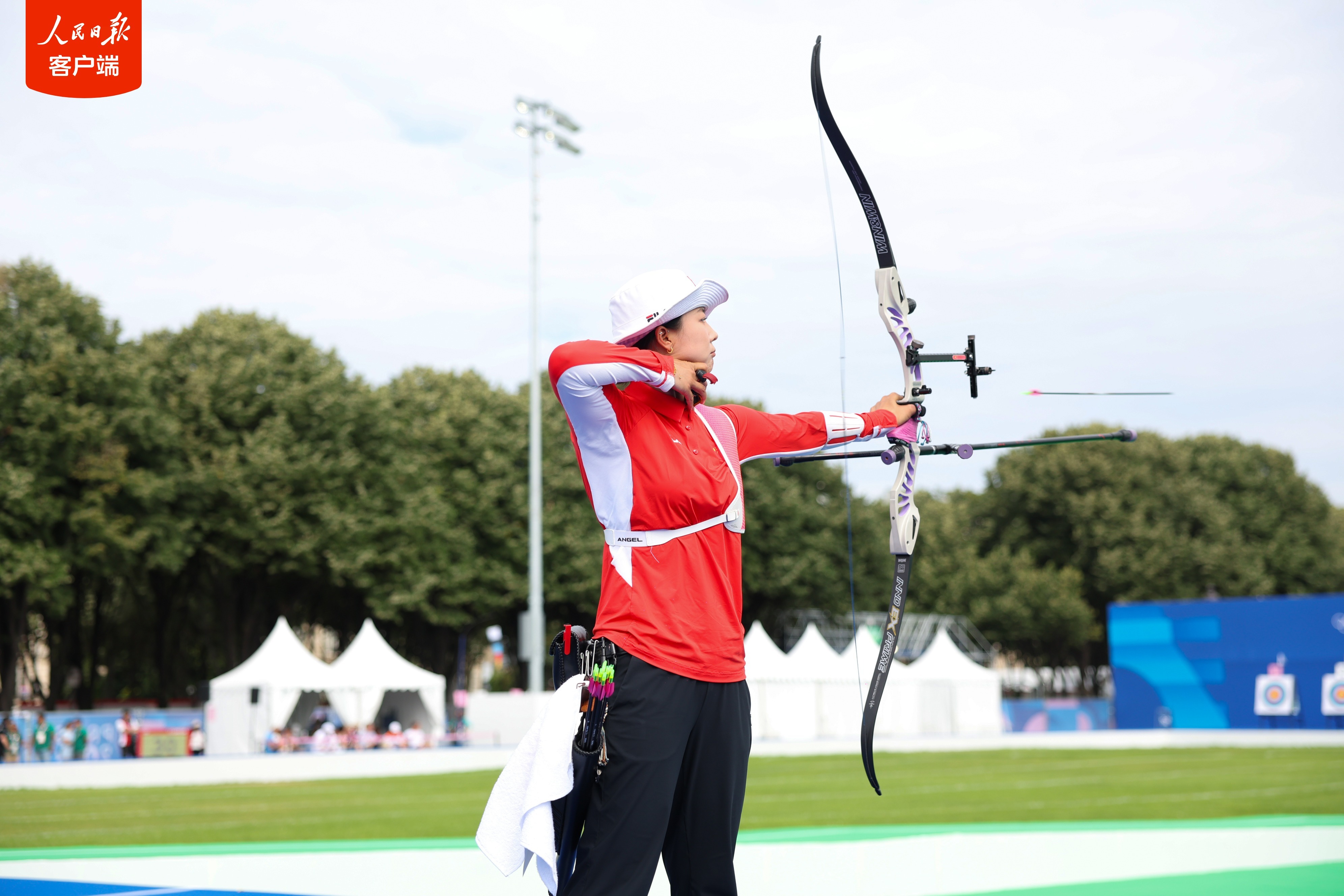射箭个人排位赛开赛，中国代表团选手首亮相