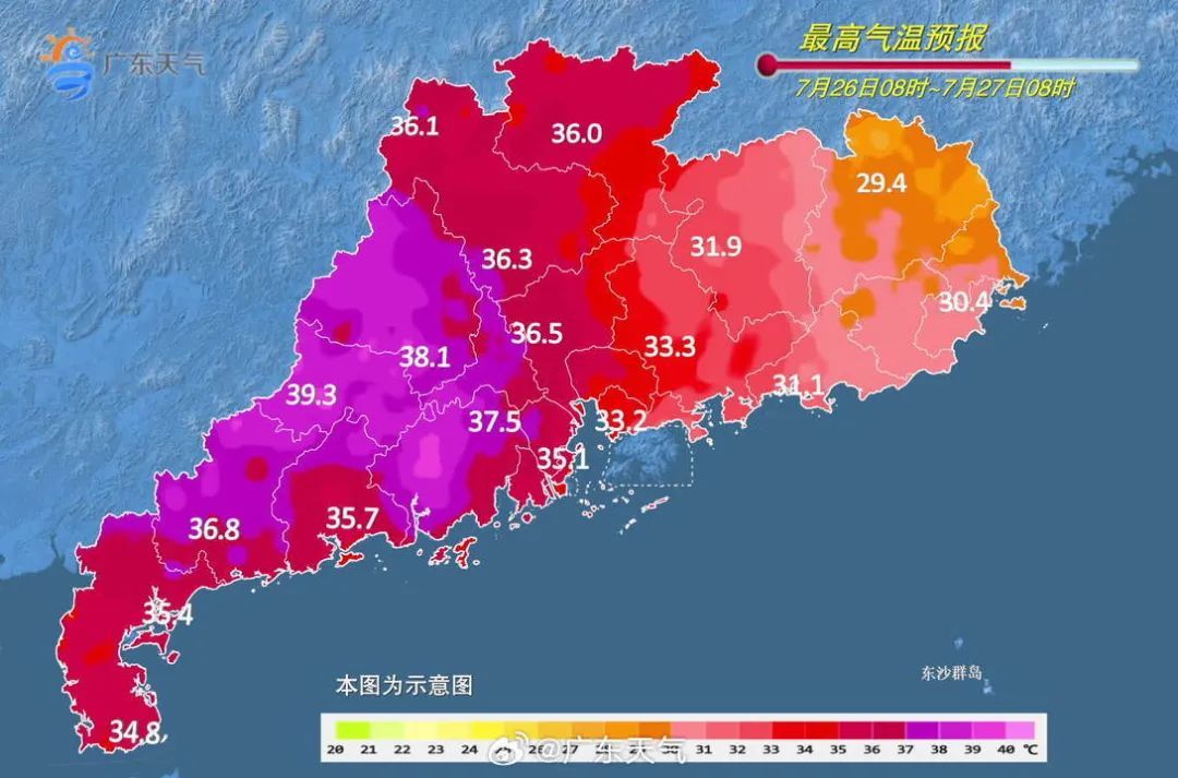 40.3℃，广东今年最高温记录！雷雨活跃，降温要等到……