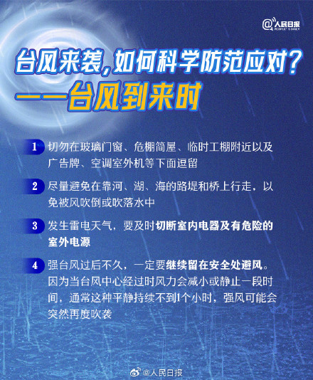 转发周知!台风天实用防灾避灾指南 转发周知!台风天实用防灾避灾指南