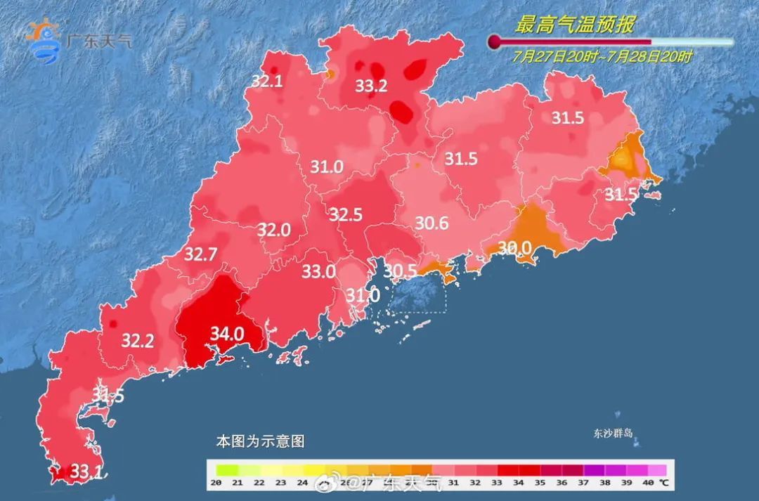 40.3℃，广东今年最高温记录！雷雨活跃，降温要等到……
