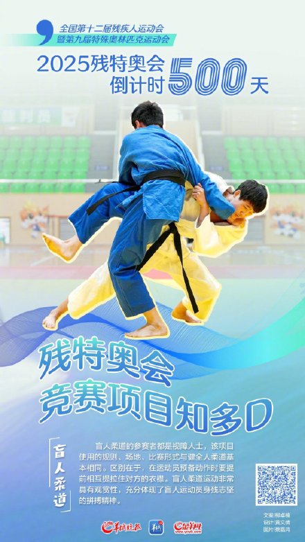 倒计时500天!2025残特奥会这些竞赛项目你了解吗? 倒计时500天!2025残特奥会这些竞赛项目你了解吗?