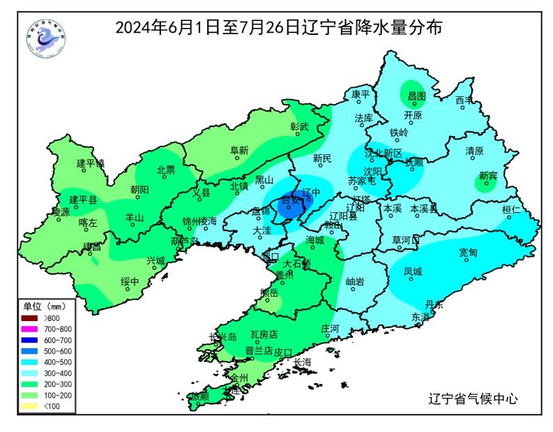 这个七月,辽宁的雨有多大?61年来同期最多! 这个七月,辽宁的雨有多大?61年来同期最多!