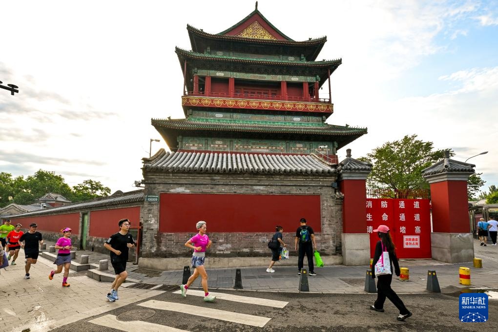 我与北京中轴线——北京中轴线上的跑者 我与北京中轴线——北京中轴线上的跑者