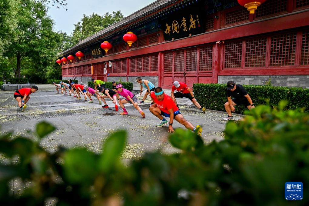 我与北京中轴线——北京中轴线上的跑者 我与北京中轴线——北京中轴线上的跑者