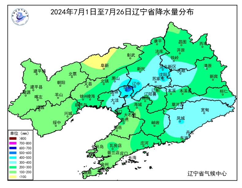 这个七月,辽宁的雨有多大?61年来同期最多! 这个七月,辽宁的雨有多大?61年来同期最多!