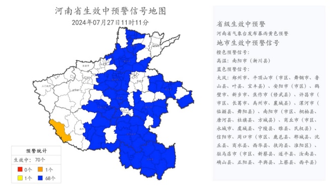 暴雨+雷暴大风！河南气象最新预报